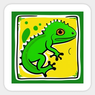 Toddler Boy Gecko Sticker